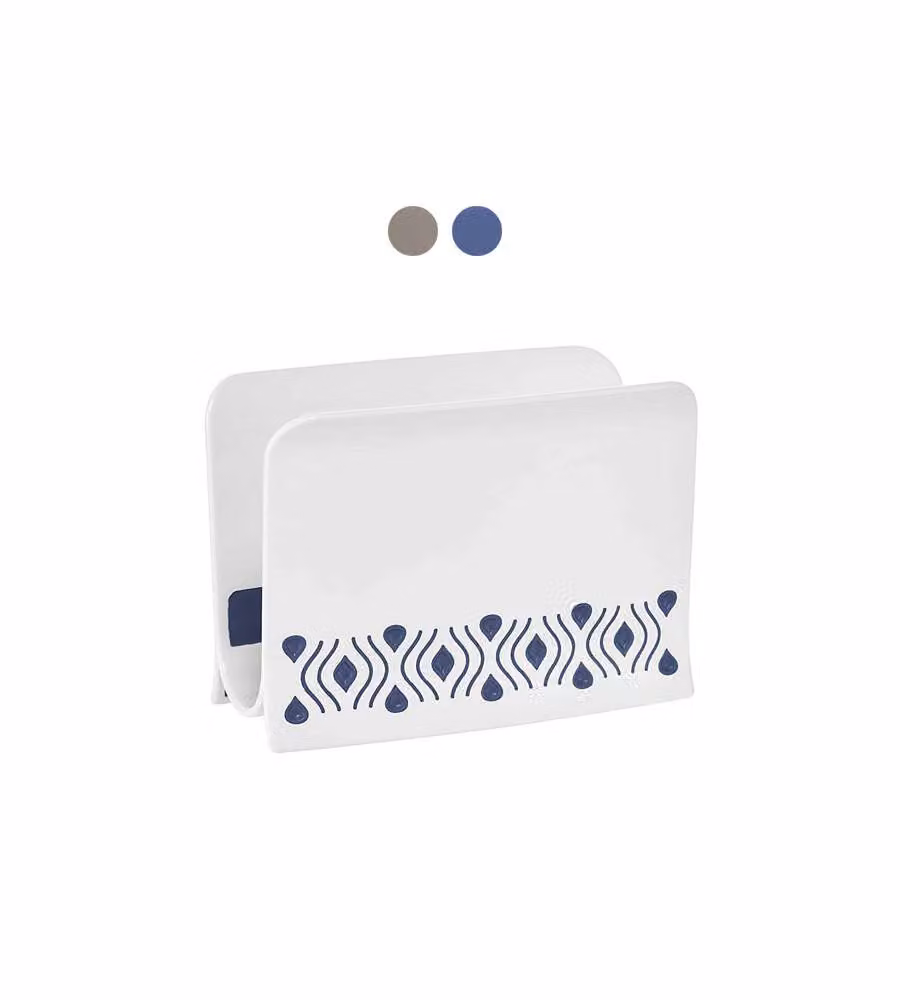 Portatovaglioli Vert Tosca Stefanplast Beige e Bianco L: 15,5 cm, P: 7,5 cm