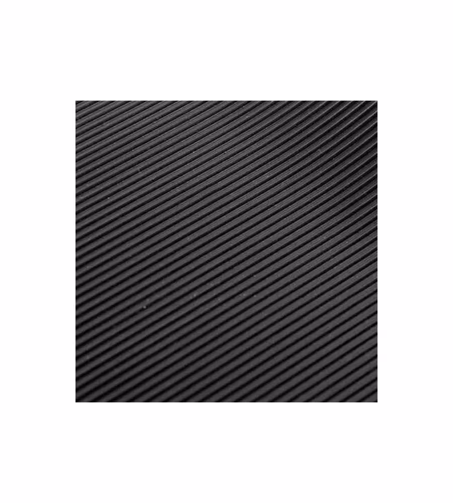 Pavimento Gomma Nero Millerighe Mm 3,0 H 120 M 10