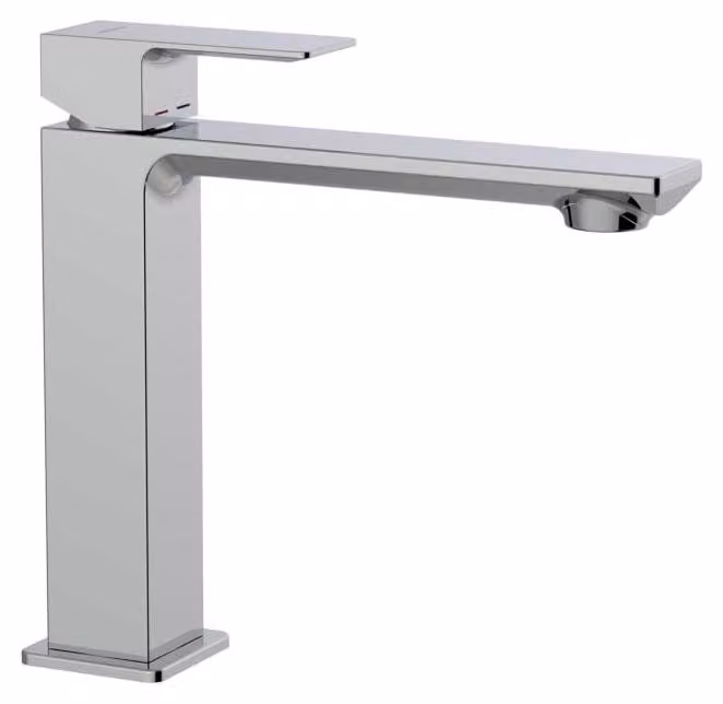 Miscelatore monocomando per lavabo Kronenbach Quara 3.0, modello XL, senza tappo di scarico