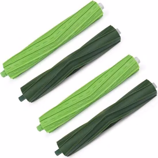 Set con 2 spazzole a rullo, adatte per iRobot Roomba, ricambi per iRobot Roomba Serie E E5 E6 i-Series i7 i7+ i7 Plus i3 i3+ Robotics 4 spazzole in gomma