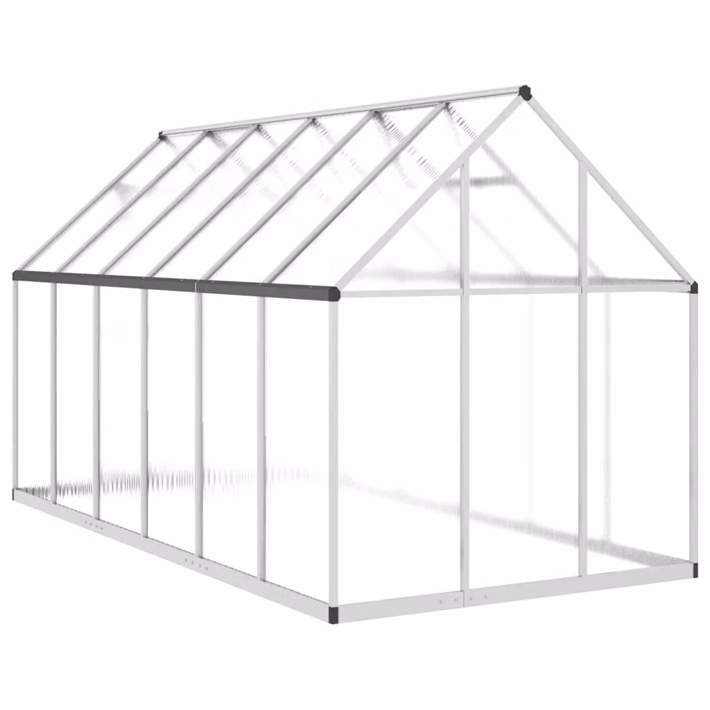 Telaio Serra con Base Argento 334x169x195 cm in Alluminio