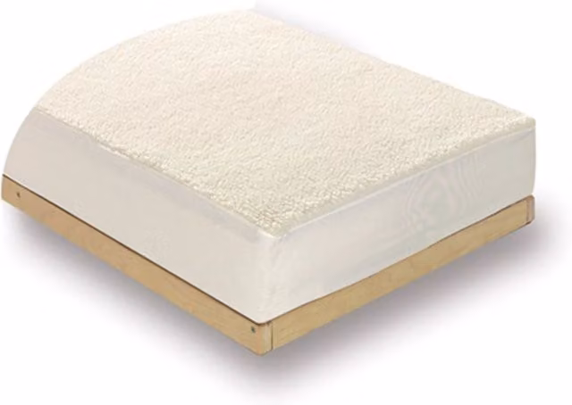 Coprimaterasso Matrimoniale Cober in Pura Lana Merinos e Cotone Beige con Regolazione Climatica