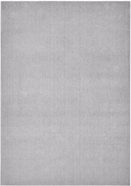Tappeto FEEL GRIGIO CHIARO cm.200 ? Rotondo tinta unita moderno, pelo morbido resistente e lavabile in lavatrice