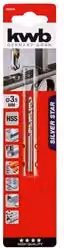 Punta da trapano per metallo KWB Twist Drill con codolo cilindrico Silver 3,5 mm