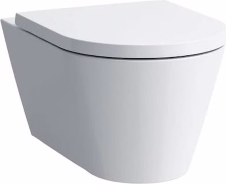 LAUFEN Kartell WC suspendu, chasse deau basse, sans rebord, 545x370x355mm, H8203377570001, H8203377570001
