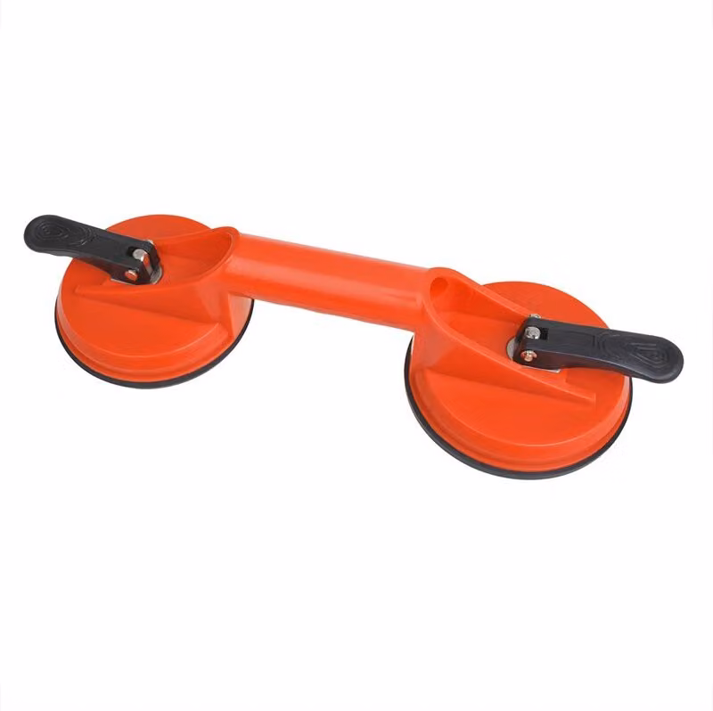 Sollevatore a ventosa in plastica con 2 ventose arancione 753418
