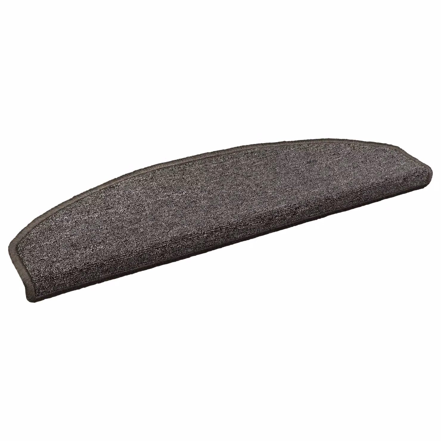 Set di 15 tappetini per scale autoadesivi vidaXL in polipropilene grigi, antiscivolo e fonoassorbenti, L: 80 cm, P: 24,5 cm, H: 3,5 cm