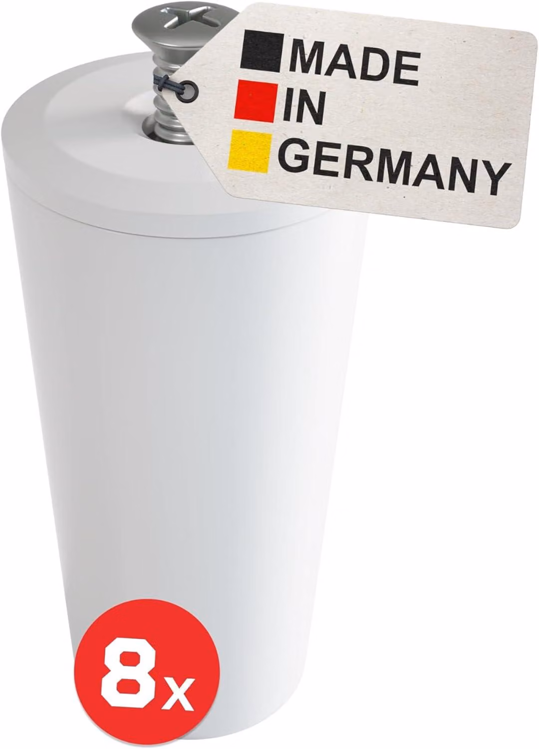 Supporti per avvolgibili in plastica, 40 mm, confezione da 8 pezzi, per avvolgibili