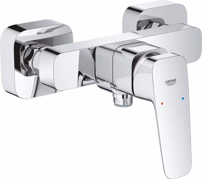 Grohe EH-Brausebatterie Cubeo 101824 Wandmontage chrom