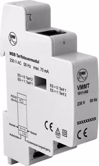 Modulo tariffario per contatori elettrici EDL - Accessori per armadio ZE80