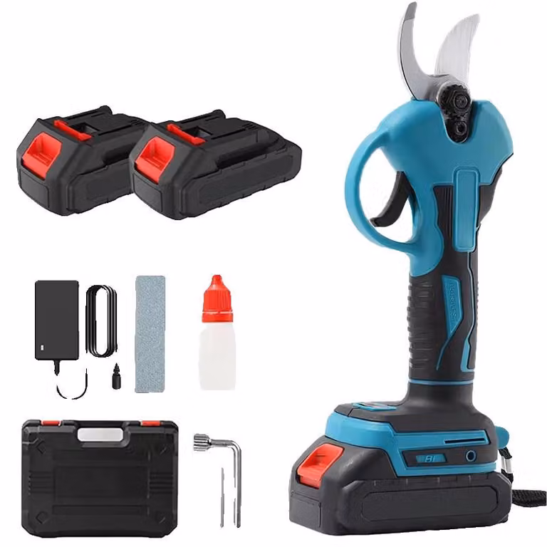 Forbici elettriche, senza fili, motore potente, modello D-1200W, lama da 30 mm