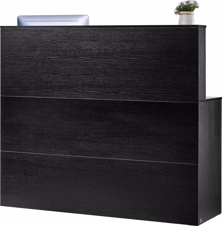 Banco reception SucceBuy nero, 140 cm, per banchi reception
