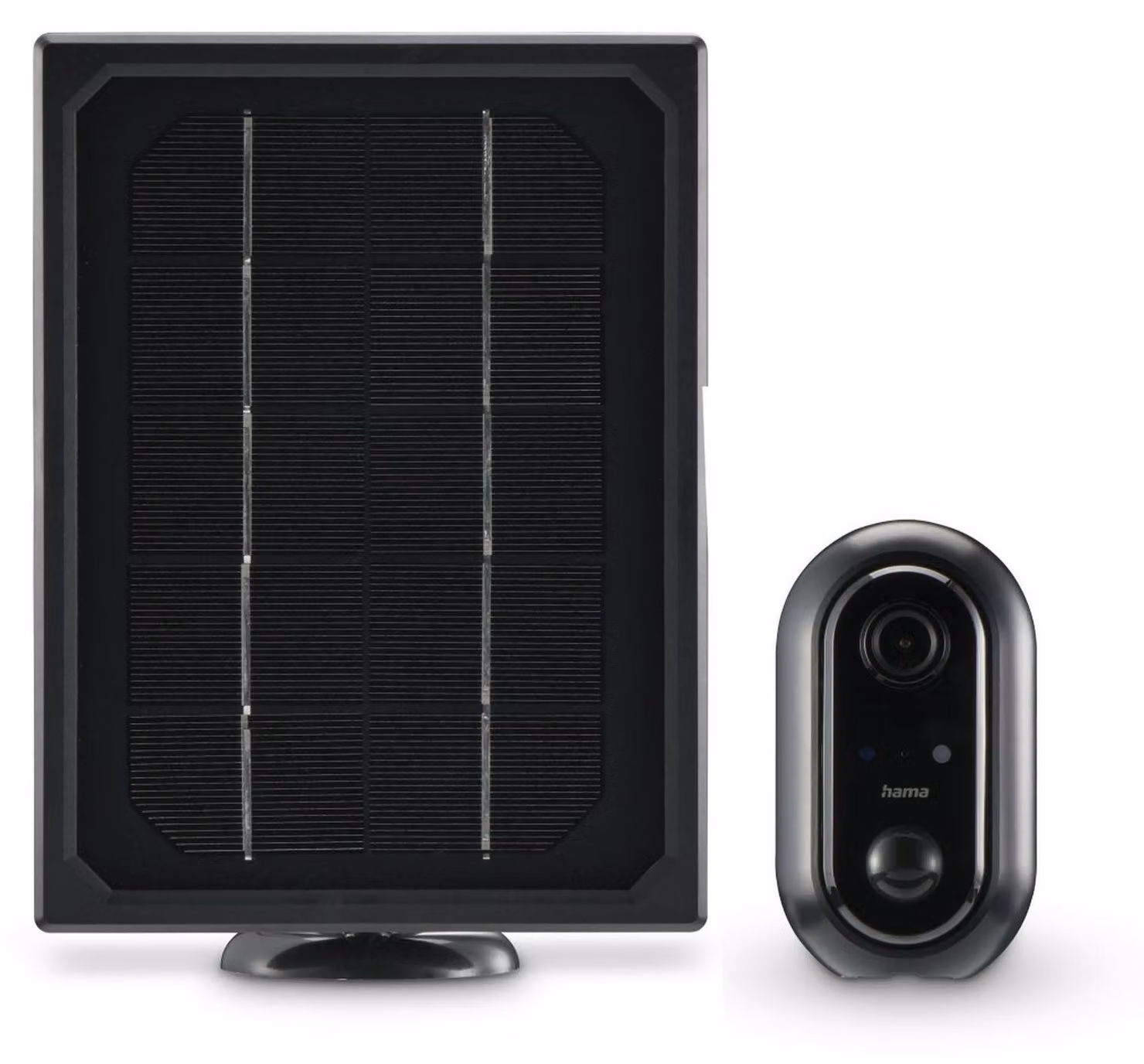 Hama Überwachungskamera, WLAN-Kamera outdoor, Akku, Solar, Aufzeichnung, 1080p (00176648)