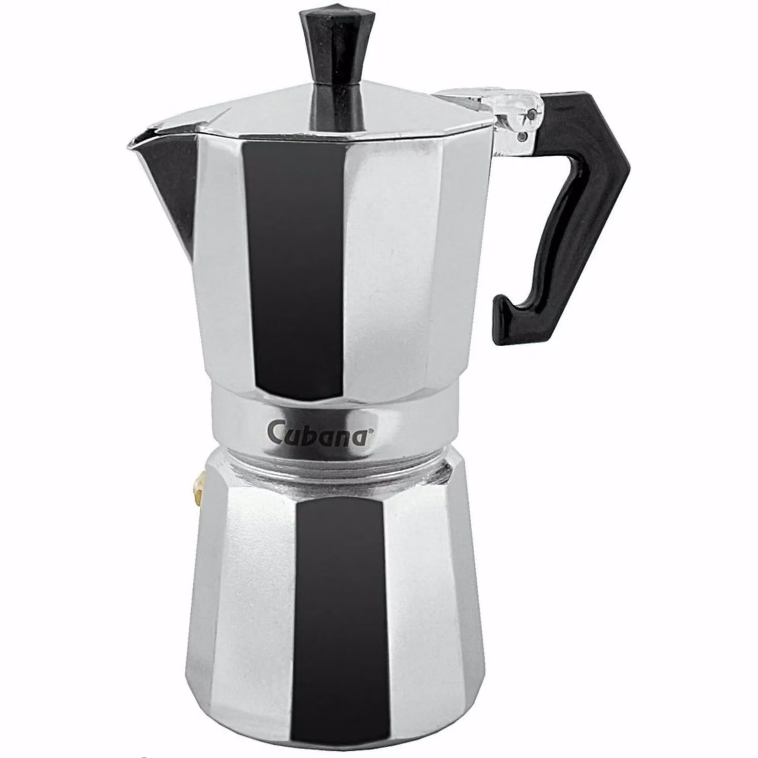 Caffettiera Cubana GUSTO CASA per 6 tazze, argento