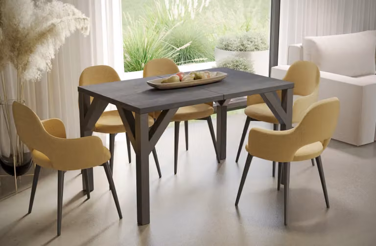 Tavolo pieghevole BALTIKA 130(240)x90 cemento scuro