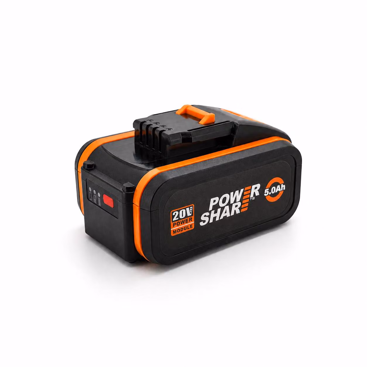 Batteria di ricambio agli ioni di litio da 8Ah e 20V, compatibile con il sistema PowerShare di WORX – batteria per utensili da 160Wh con indicatore di carica – per sistemi a batteria da 20V