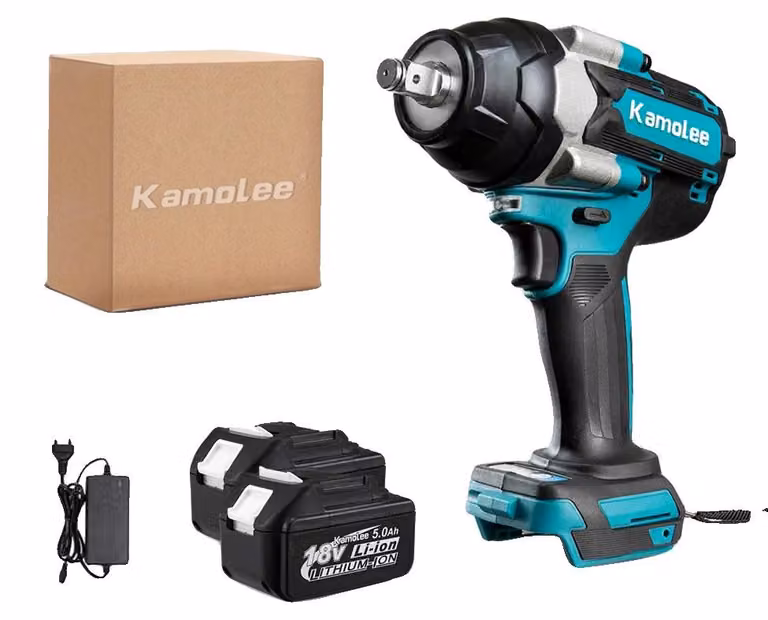 Avvitatore a impulsi, motore brushless, elevata coppia, confezione da 2 batterie da 5.0Ah, omologato CE
