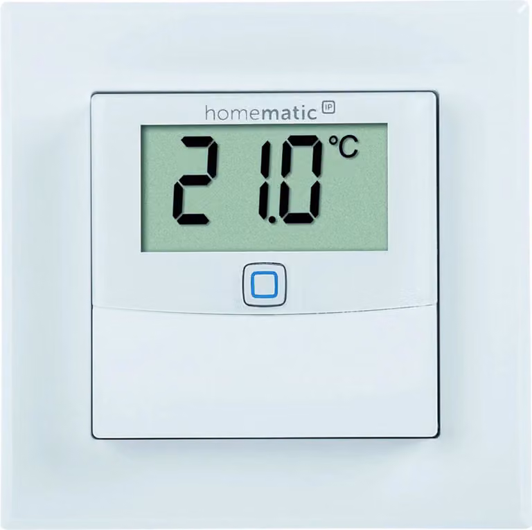 Sensore di temperatura e umidità HOMEMATIC con display, interno, 1 pz.