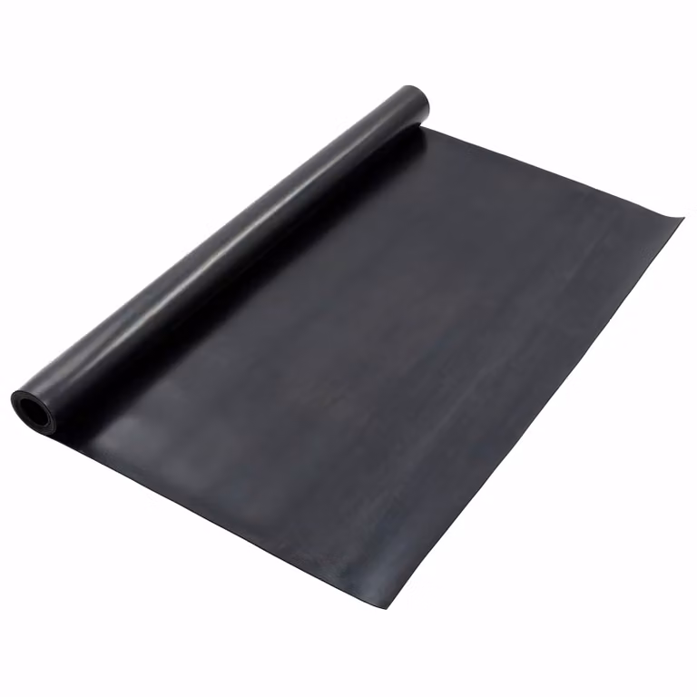 Tappeto in gomma vidaXL nero per giardino e terrazza, L 120 cm x P 200 cm