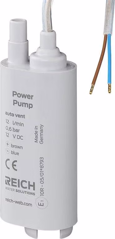 Pompa sommergibile 12V, capacità 12L, funzione di sfiato