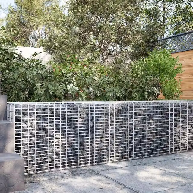 Gabione con Filo da 5 mm e Maglia da 5x2,5 cm 100x30x50 cm 3463652