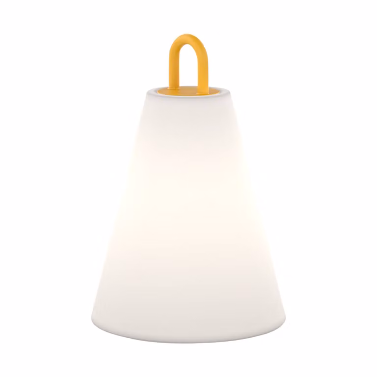 Wever & Ducré Lighting WEVER DUCRÉ Costa 1.0 Lampada decorativa a LED opalina/gialla, Bianco / Opale, Plastica, Moderno