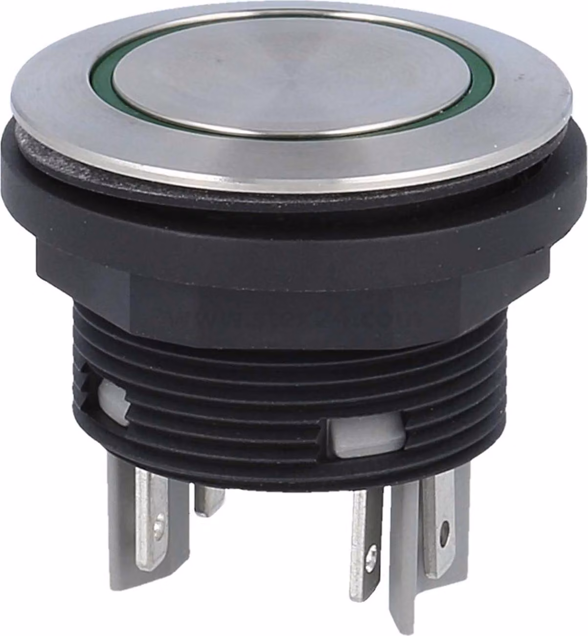 Georg Schlegel Pulsante con illuminazione ad anello, illuminabile 2S, rotondo, connettore piatto SHORTRON 2,8 mm x 0,8 mm - 1 pezzo