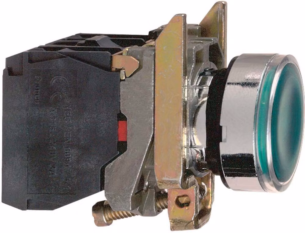 Schneider Electric Pulsante illuminato gn XB4BW33M5