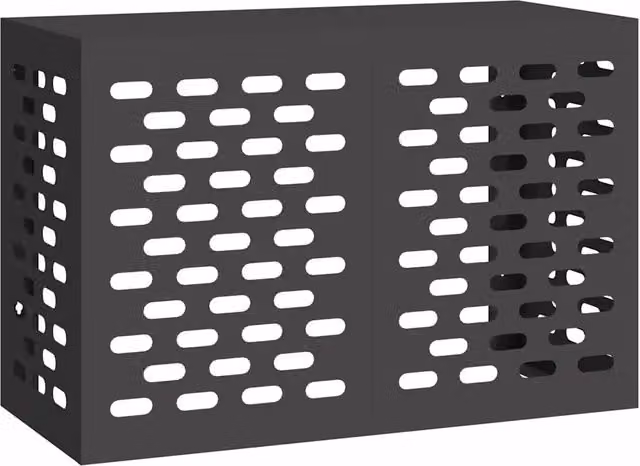 Copertura per condizionatore d'aria Nero 90 x 40 x 60 cm CFW2381593
