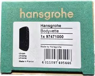 Hansgrohe Bodyvette corpo doccia laterale cromo con disco doccia grigio chiaro