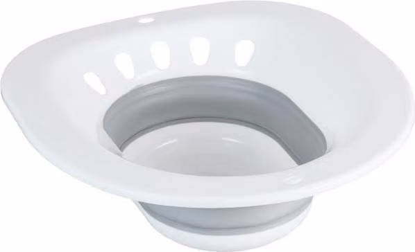 Bagno semicupio pieghevole per la toilette