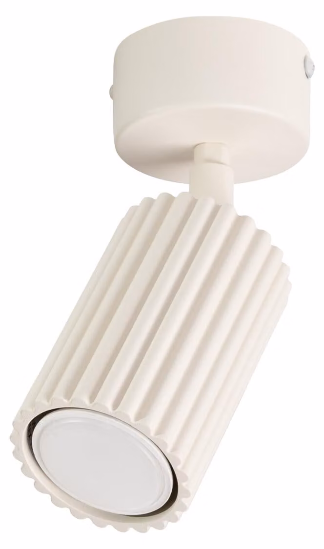 Plafoniera KARBON 1 beige 1xGU10 10W in alluminio 18x7x7 cm Sollux Lighting