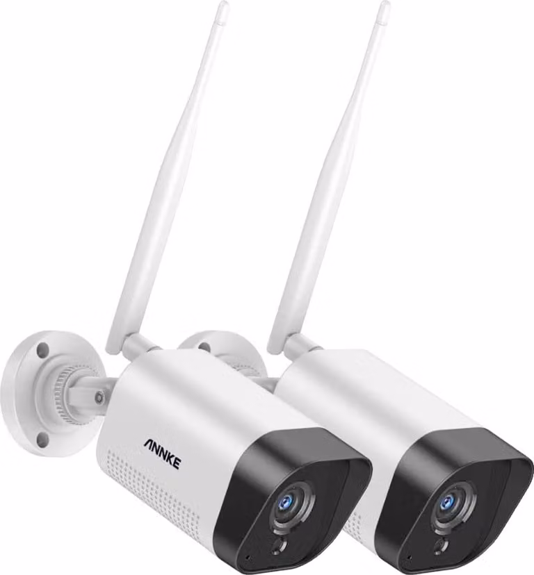 Sistema di sorveglianza, risoluzione 3MP, visione notturna, kit da 4 telecamere