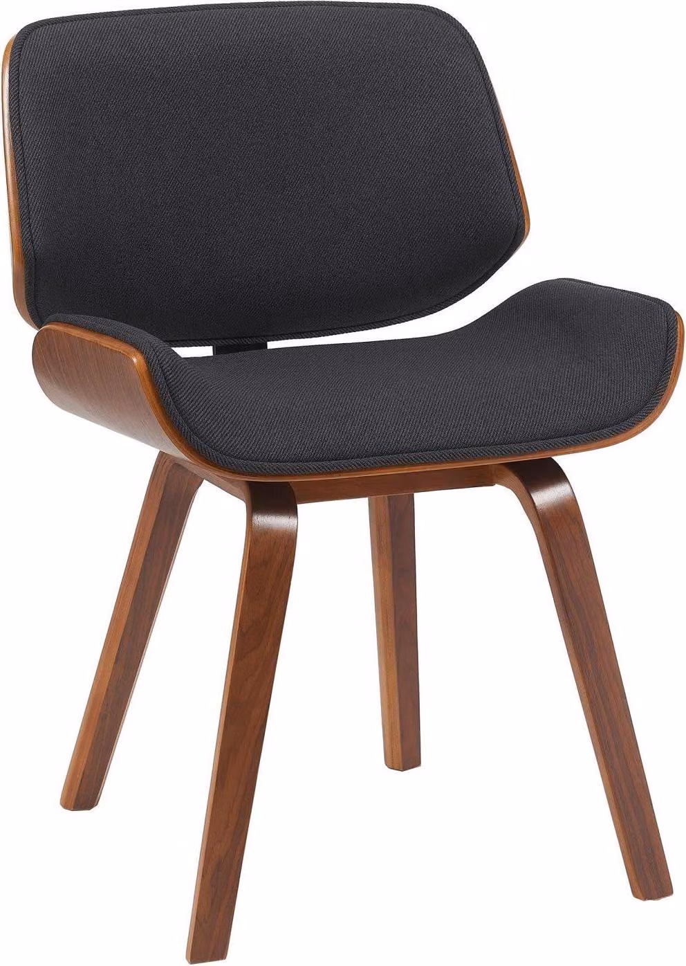 Sedia da pranzo con rivestimento in tessuto - Design retrò - Elevato comfort di seduta