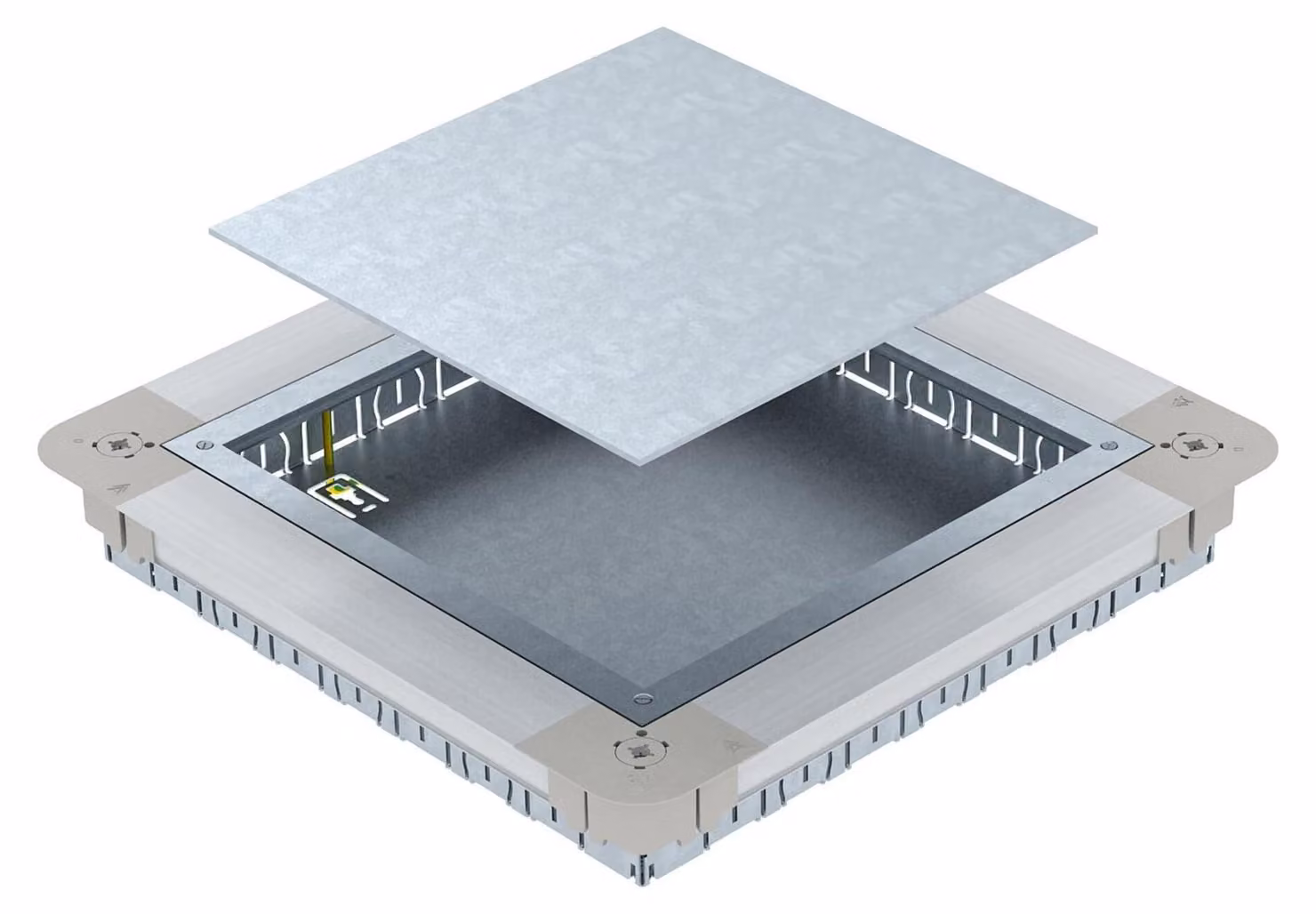 OBO Bettermann Vertr box dispositivo sottopavimento f.GES9/55UV UGD55 250 (7410060)