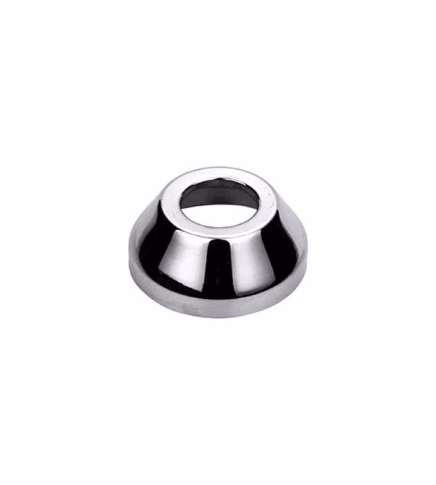 IDRO BRIC Rosetta Bombata Ottone Cromato diam. 77 x 26 mm per Rubinetti