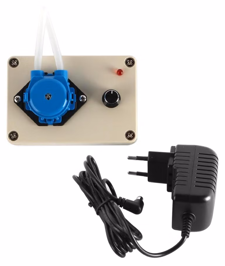 Pompa peristaltica a 12V, mini, autoaspirante, da 4 a 65 ml/min, per acquari