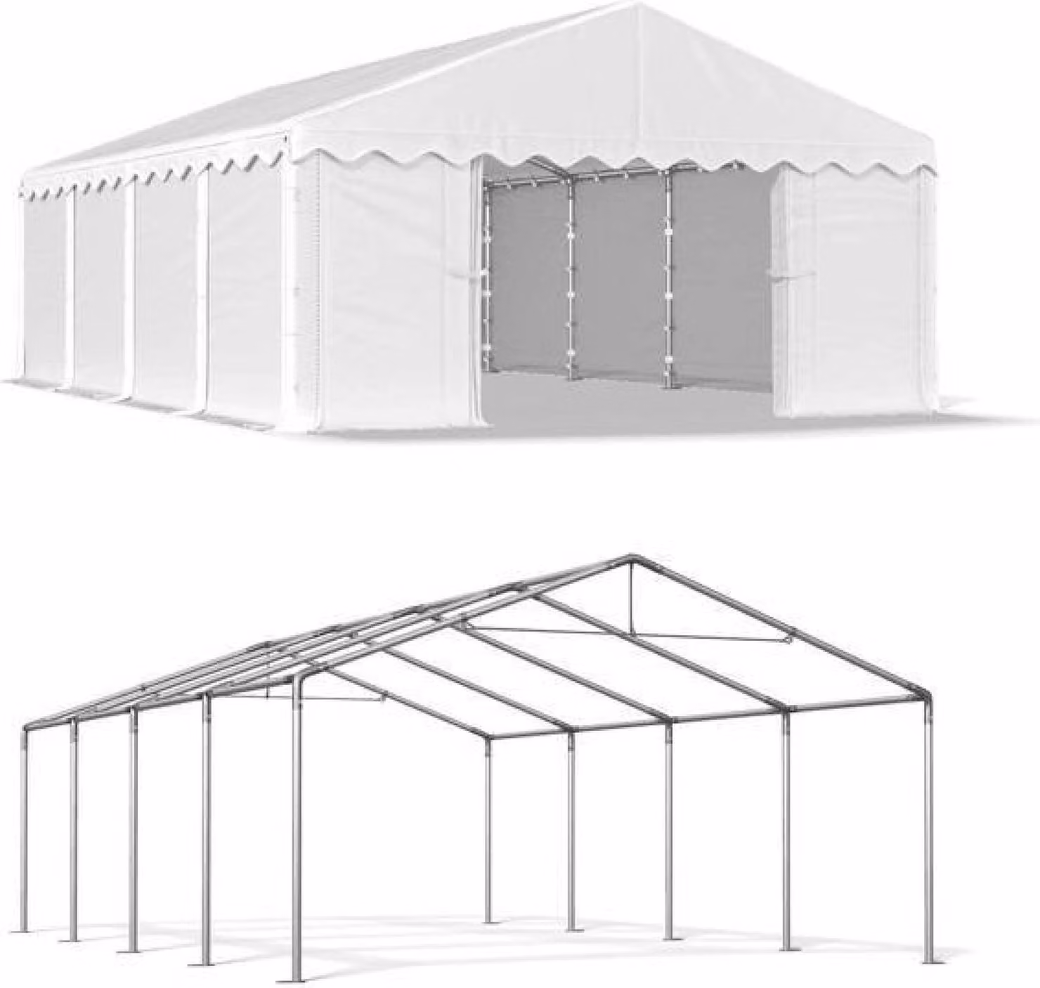 Estate Magazine Tenda 3x8 Bianco SUMMER MPE