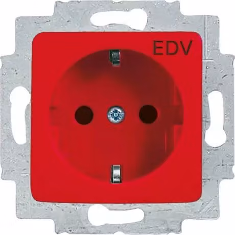 Busch-Jaeger 20 EUCQ/DV-217-101 | Inserto per presa SCHUKO® con la scritta "EDV"