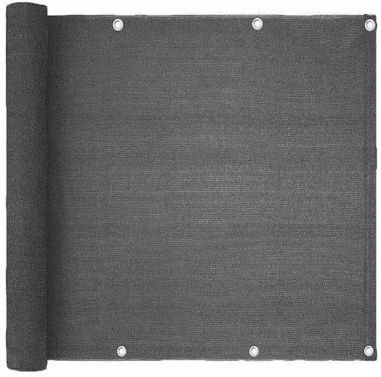 Schermo protettivo resistente ai raggi UV - Copertura per balcone - Riduzione della visibilità - Tasso di blocco del 90% - 210 g/m² - Bordi rinforzati - Schermo protettivo per balcone