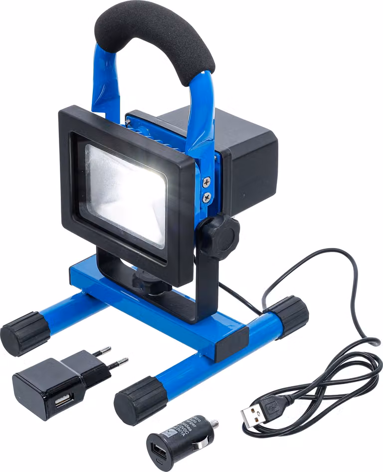 BGS Faro da lavoro ricaricabile COB-LED 5 W - 85340