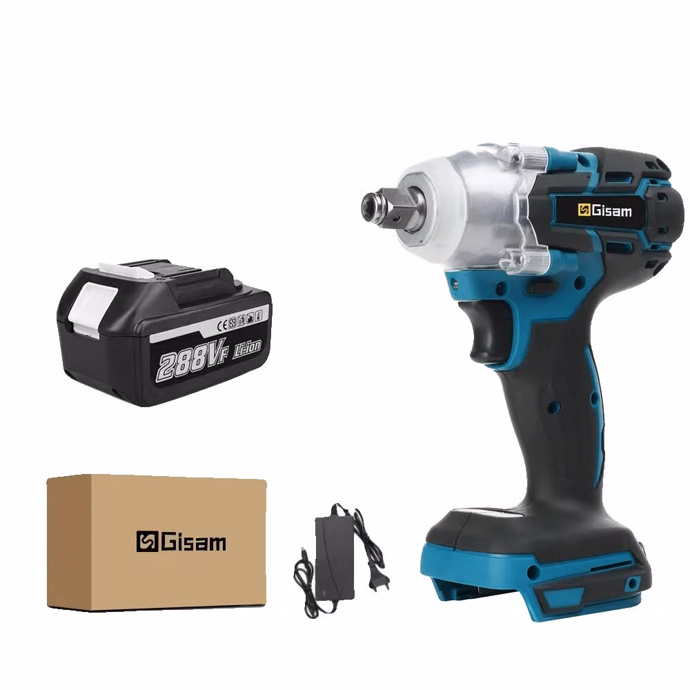 Avvitatore a impulsi elettrico, motore brushless, batteria ricaricabile, potenza 18V, 1 batteria