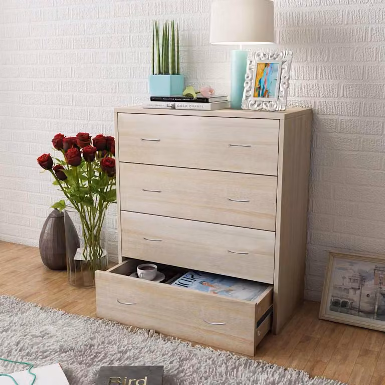 vidaXL Credenza Moderna in MDF Rovere per Soggiorno e Ingresso L 60 x P 30,5 x H 71 cm