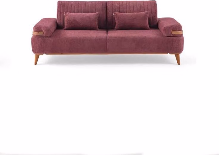 Wohnzimmer Rosa 3-Sitzer Moderner Dreisitzer Luxuriöse Polster Couch