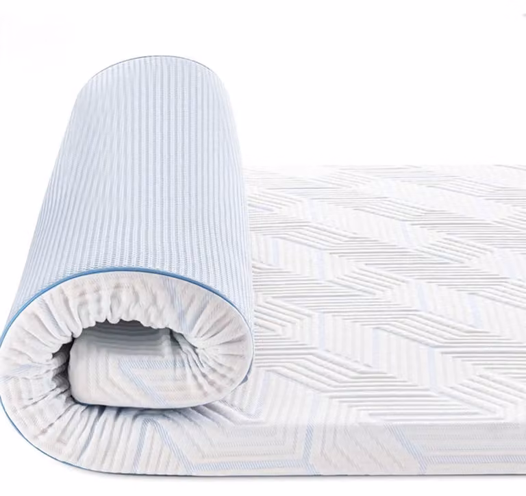 Topper per materasso, dimensioni 180x200 cm, altezza 7,5 cm, realizzato in memory foam con tecnologia gel, rigidità H2 e H3, rivestimento removibile e lavabile
