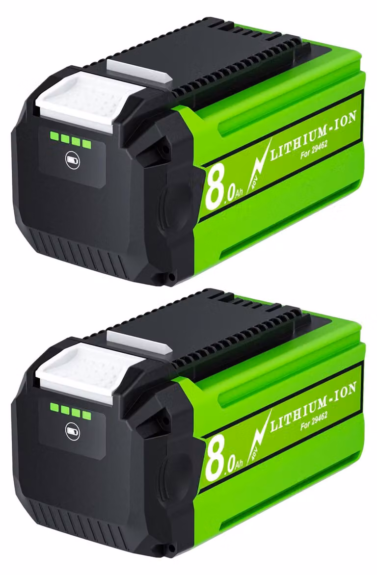 Batterie per tosaerba, capacità 8000mAh, compatibili con i modelli 40V G-MAX, confezione da 2