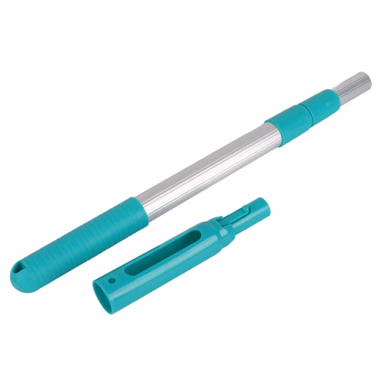 Asta telescopica per piscine, 3 sezioni, alluminio ABS rete di pulizia per piscine maniglia per accessori di pulizia