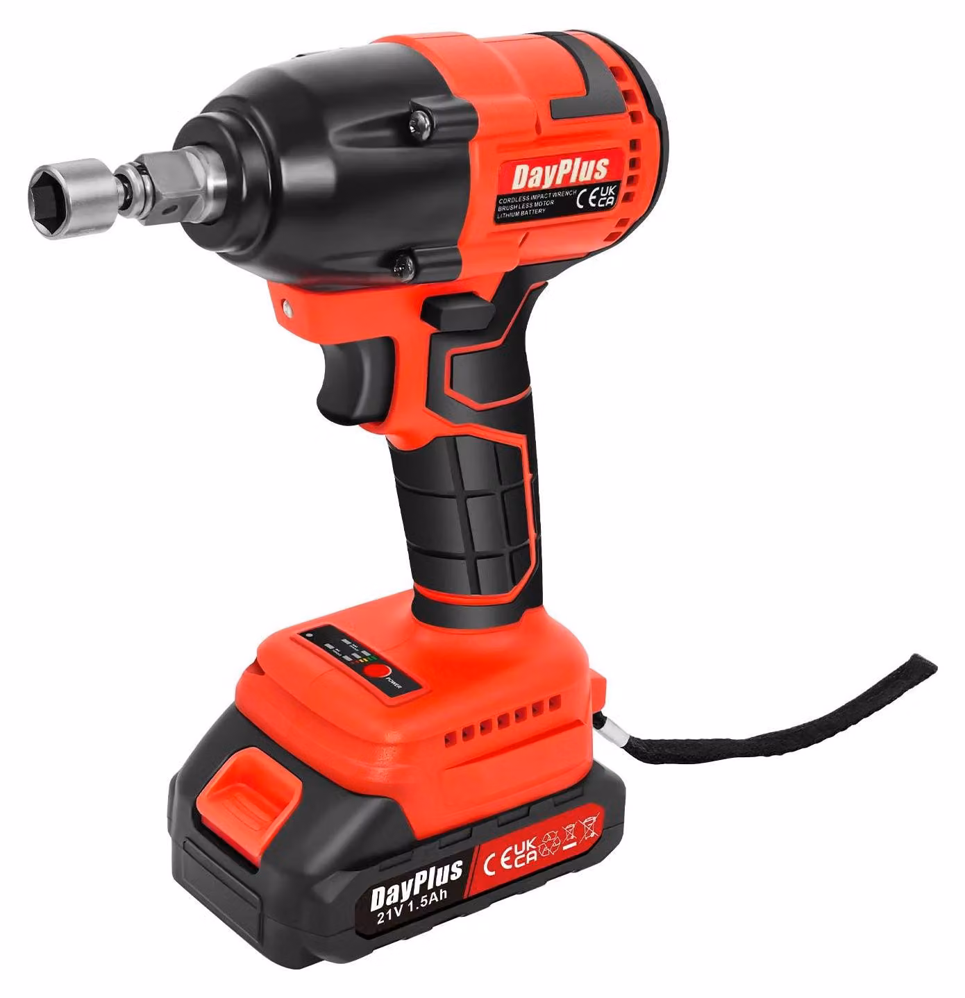 Avvitatore a impatto 3 in 1 - Avvitatore a impatto a batteria da 21 V - Motore brushless - Coppia di 2000 Nm - Attacco quadrato da 1,27 cm (1/2 pollice) - 2 velocità 0–3200 giri/min