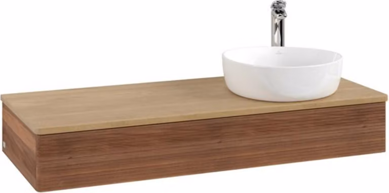 V&B Mobiletto con struttura frontale Antao 120x19x50cm, HL, WBP hon. Oa, w. wal