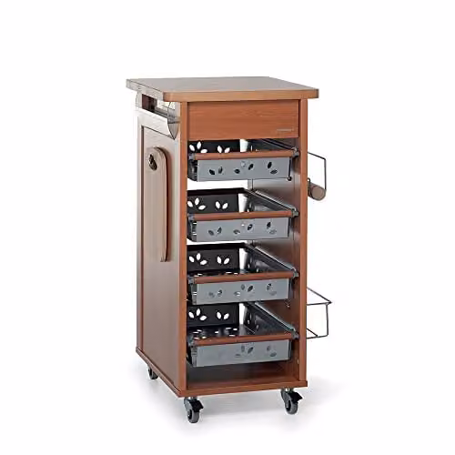 Foppapedretti Bistrot Carrello Cucina, Noce